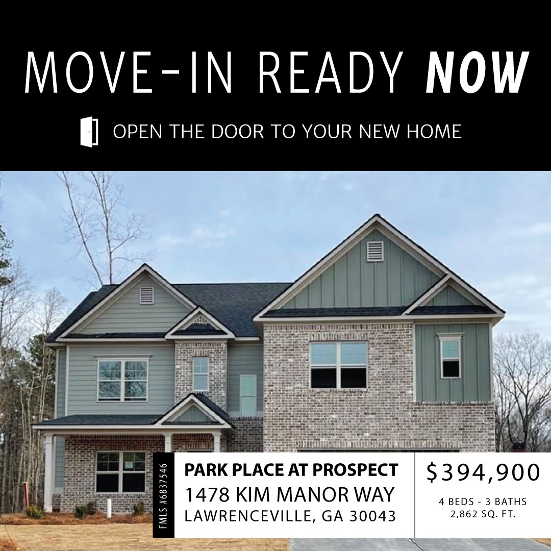 EMCHomesGA's tweet photo. In today’s market, move-in ready homes are hard to come by. 🏡

Don’t miss your chance to own in our hottest selling community, Park Place at Prospect! https://t.co/d7ltp3pqzX