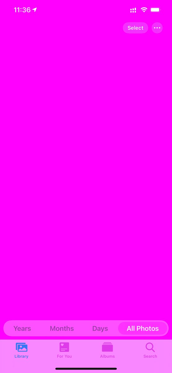 DaveWoodX's tweet image. And this is a new one. Photos app. Likely #iOS145Beta. App restart didn’t help, but it resolved itself after a few mins.

#iOS #tweetToRadar