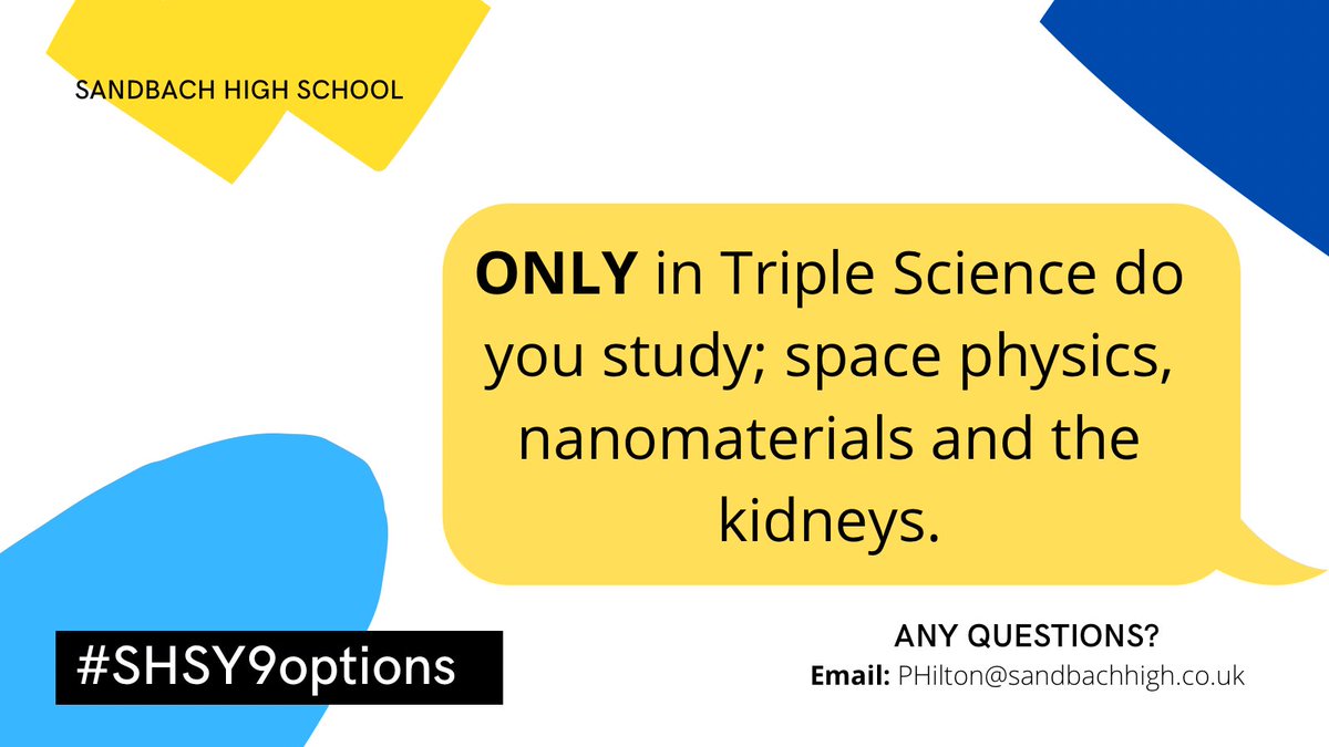 SandHighScience's tweet photo. #SHSY9options https://t.co/Fupmbp91kh