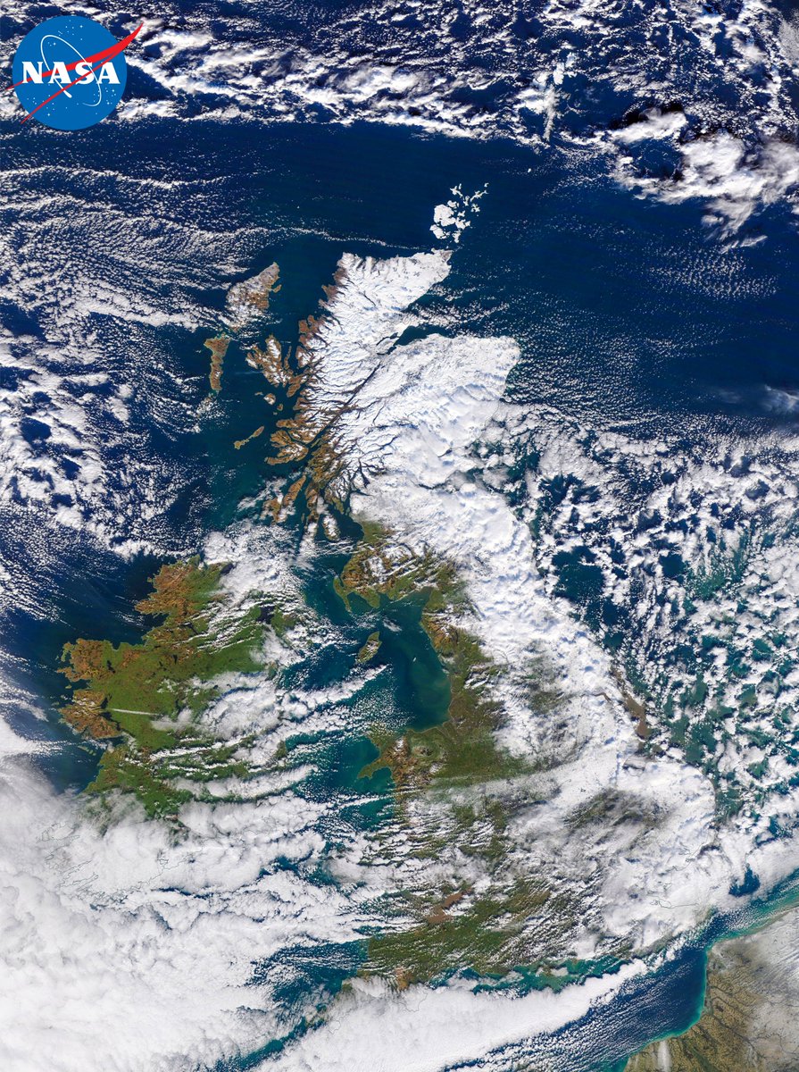 And the rest of Ireland and British Isles.You can even pick out where snow showers tracked in narrow bands. Can't get enough of this stuff.