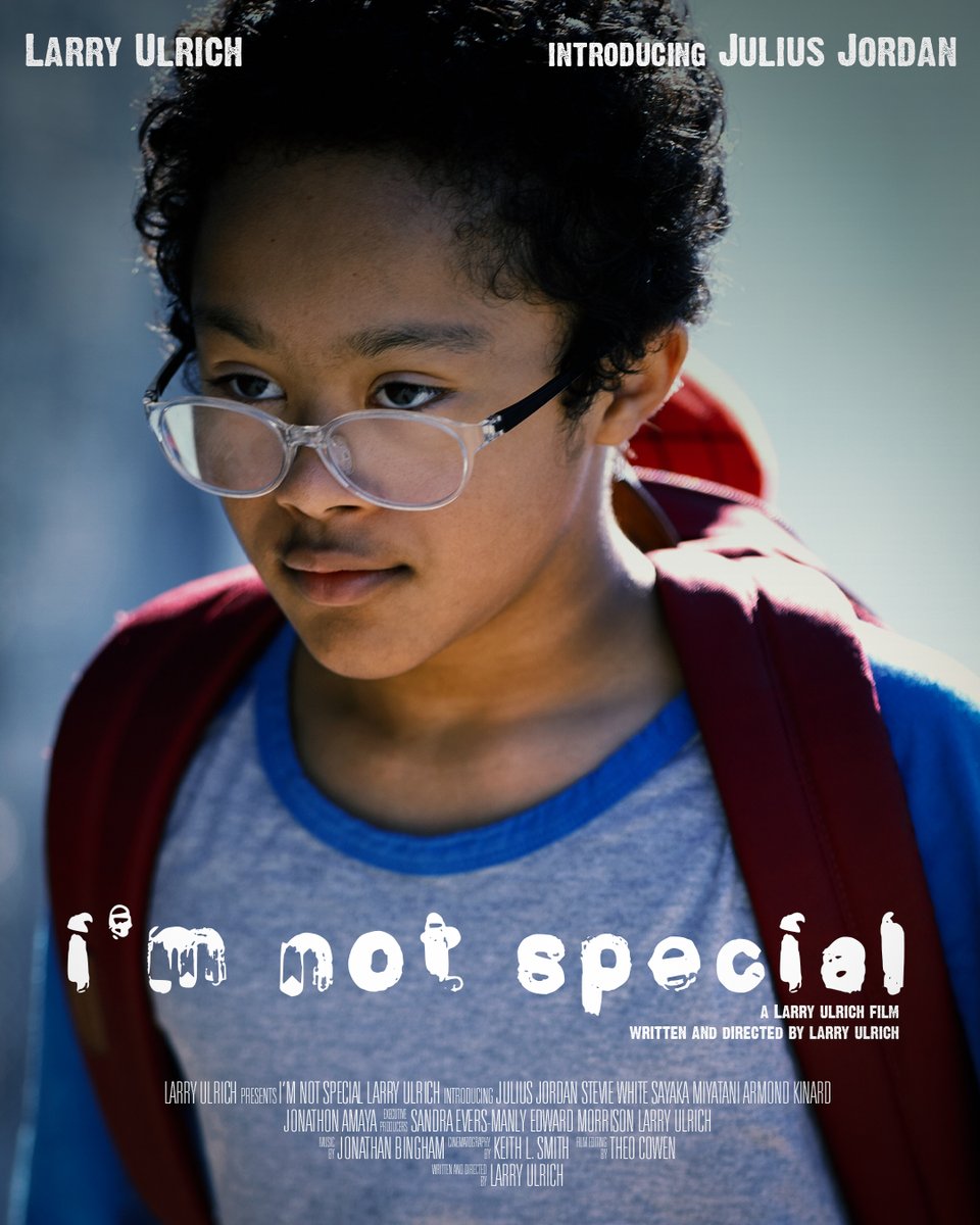 UlrichEntGroup's tweet photo. Down is not out! During the pandemic making #ImNotSpecialMovie has been our shot in the arm @UlrichEntGroup 
11 year old star with Down Syndrome @hi_iam_julius gives a must-see performance #inclusion #GlobalDownSyndromeFoundation #shortfilm #indiefilms #FilmsWithaPurpose https://t.co/64f1Nqs6UP