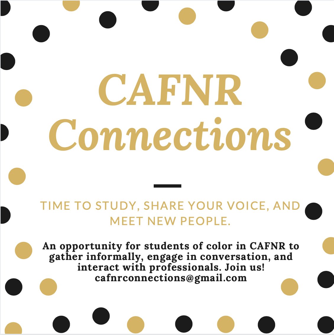 GOBCC's tweet photo. If you are a College of Agriculture, Food, &amp; Natural Resources (CAFNR) student looking to getting connected on campus, check out CAFNR Connections! 

For more information about attending meetings, contact Asase Jewel at ajwwe@mail.missouri.edu or cafnrconnections@gmail.com https://t.co/TDXqBEPnce