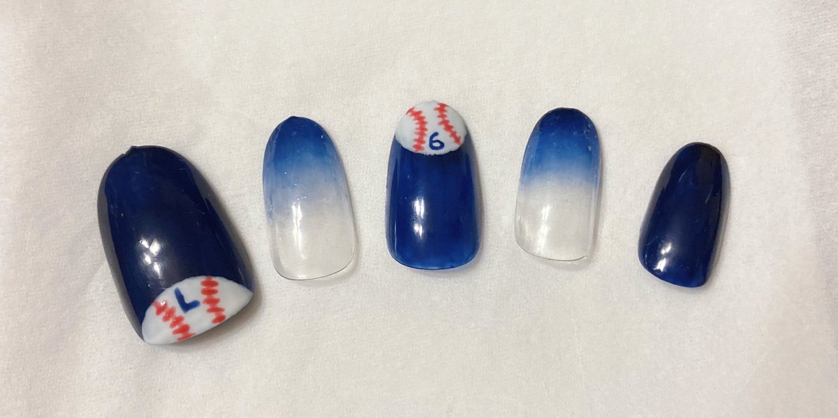 野球ネイル Twitter પર હ શટ ગ