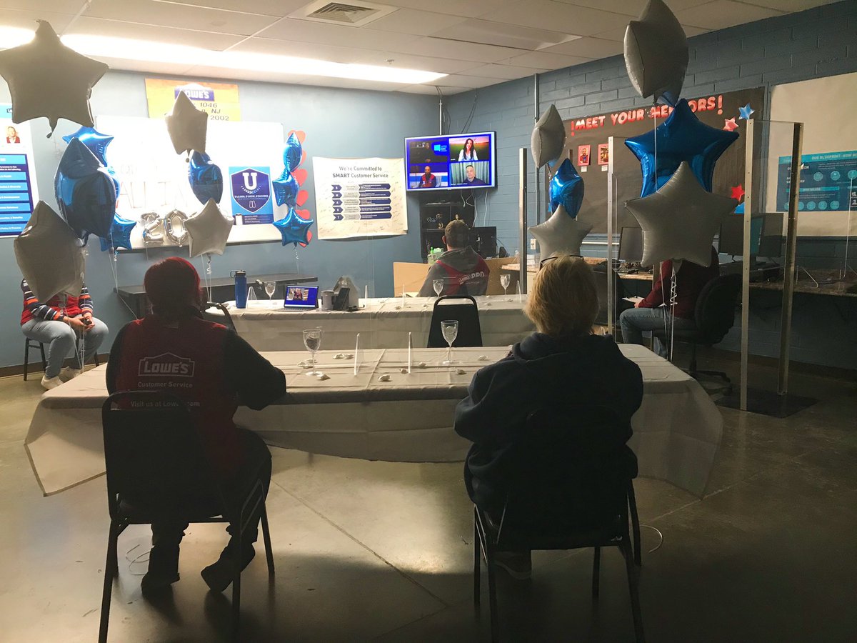 Lowe's 1046 of Hamilton, NJ is "ALL-IN" on the 2021 Virtual National Sales Meeting! We're very happy and grateful to be here! #D1230