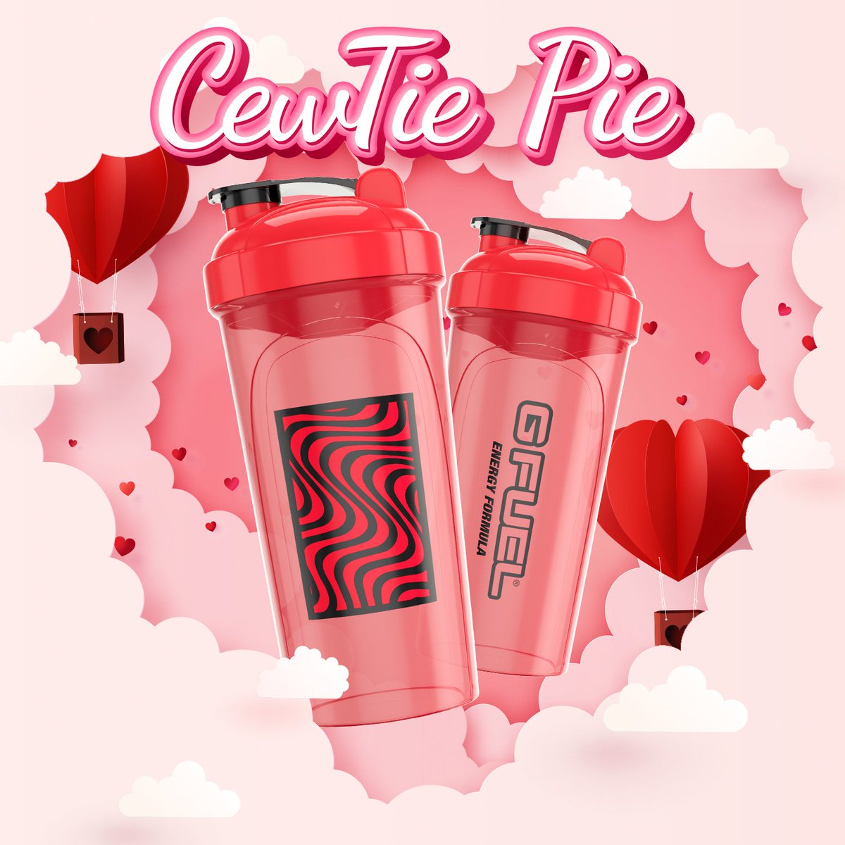 G FUEL® on X: 🗣️ Our #PewDiePie-inspired CewTie Pie #GFUEL Shakers are  now available! ❤️ Like + RT + Follow + Tag a special someone to win a cup!  Picking 2 winners