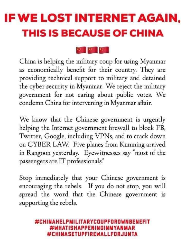 Levomk's tweet photo. The Myanmar dictators are now trying to publish a new Cyber law. They try to limit Our Freedom of speech, Freedom of expression and other freedom as human rights. We are slowly becoming like North Korea. Chinese government is backing up these dictators. WE NEED YOUR HELP! https://t.co/2hrITppFYg