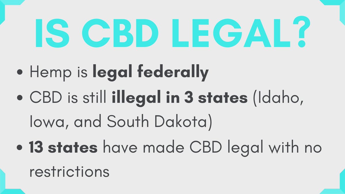Hemp legality can be confusing.🤯That's why we've broken it down for you. Read our blog to learn all about CBD legality in the US: nanocraftcbd.com/blogs/post/is-…