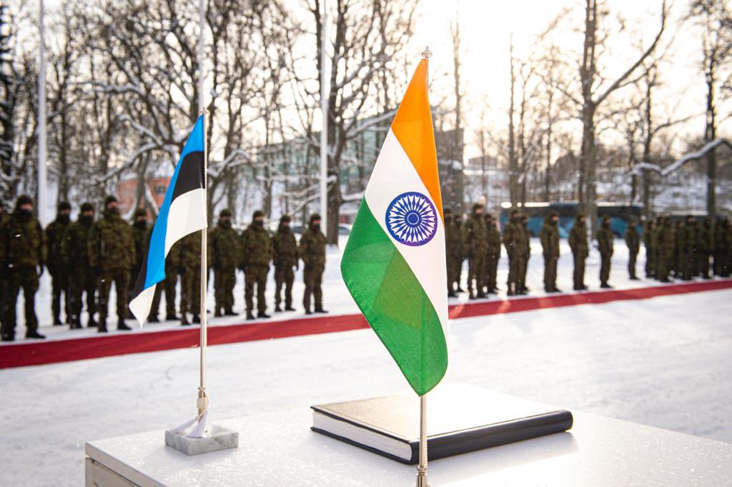 A great honour. 
An experience to remember!
#🇮🇳🇪🇪