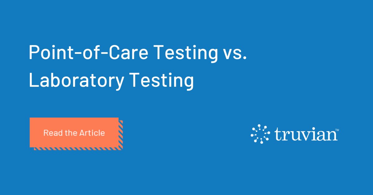 TruvianSciences's tweet image. COVID-19 accelerated innovation in point-of-care testing. Learn about the impact of #POCtesting during the pandemic and beyond: bddy.me/3d0uPSg #TruWellness