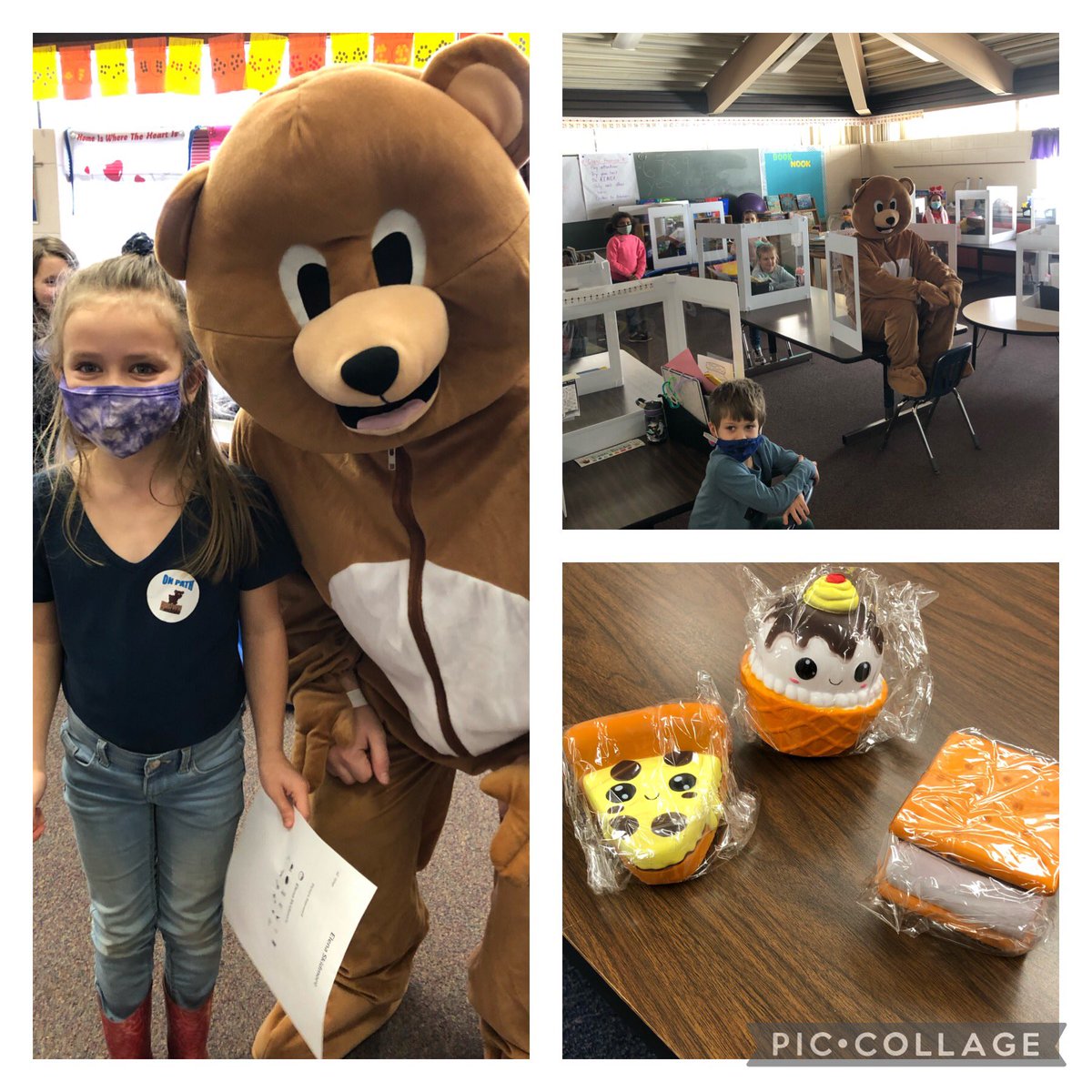 Spreading Love and Kindness <a href="/BRN_Elementary/">Brown Elementary</a>! Our mascot Bruce the Bear 🐻 came out of hibernation to surprise the children with a squishy to celebrate Kindness Month. 🎉 <a href="/HilliardSchools/">Hilliard Schools</a> #brnbears
