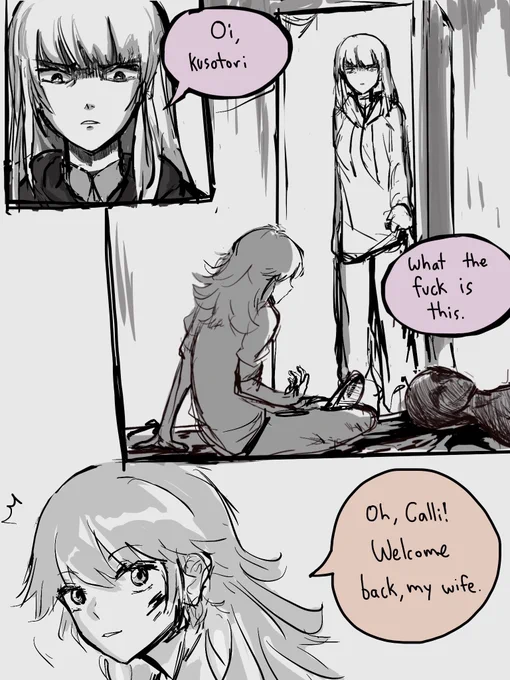 yandere kiara 
read left to right #TAKAMORI 