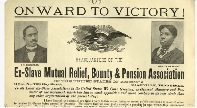 kaymaya3's tweet photo. @tariqnasheed @YouTube #WeRemember  our Ancestors. #Wearethebuilders
#ReparationsMatters #FixHR40 Callie House was a leader of the National Ex-Slave Mutual Relief, Bounty and Pension Association, one of the first organizations to campaign for reparations for slavery in the United States https://t.co/IvU0KSOlrI