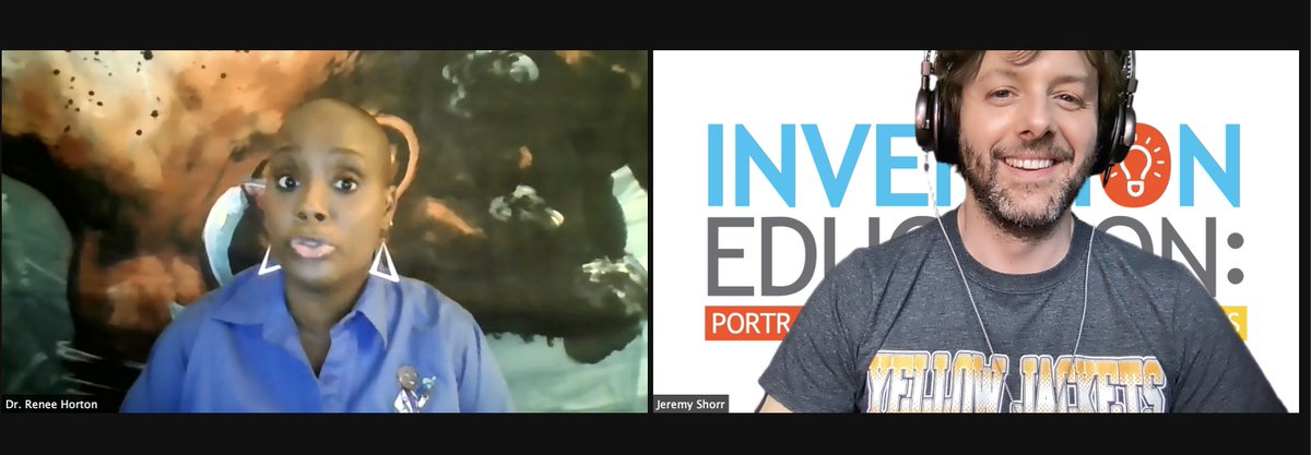 I just had a great conversation @Reneehortonphd about #InventionEducation, #Passion, #Engineering, and #Design for the @LemelsonFdn and @STEMecosystems.  You can see the rest of this series now, and stay tuned for the interview with Dr. Horton! #STEM #STEMEcosystems