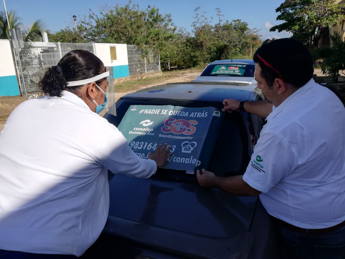 Nuestro plantel  𝗖𝗢𝗡𝗔𝗟𝗘𝗣 Felipe Carrillo Puerto sumándose a la estrategia 🆘 𝐄𝐝𝐮𝐜𝐚𝐜𝐢𝐨́𝐧 𝐐𝐮𝐢𝐧𝐭𝐚𝐧𝐚 𝐑𝐨𝐨  👐🏻  ¡𝑬𝒔𝒕𝒂𝒎𝒐𝒔 𝒑𝒂𝒓𝒂 𝒕𝒊! 
#NadieFueraNadieDetrás

Contáctanos 📱983 183 4149

#EsteEsElNuevoConalep
#PrimeroConalep 
#SOSEducaciónQuintanaRoo