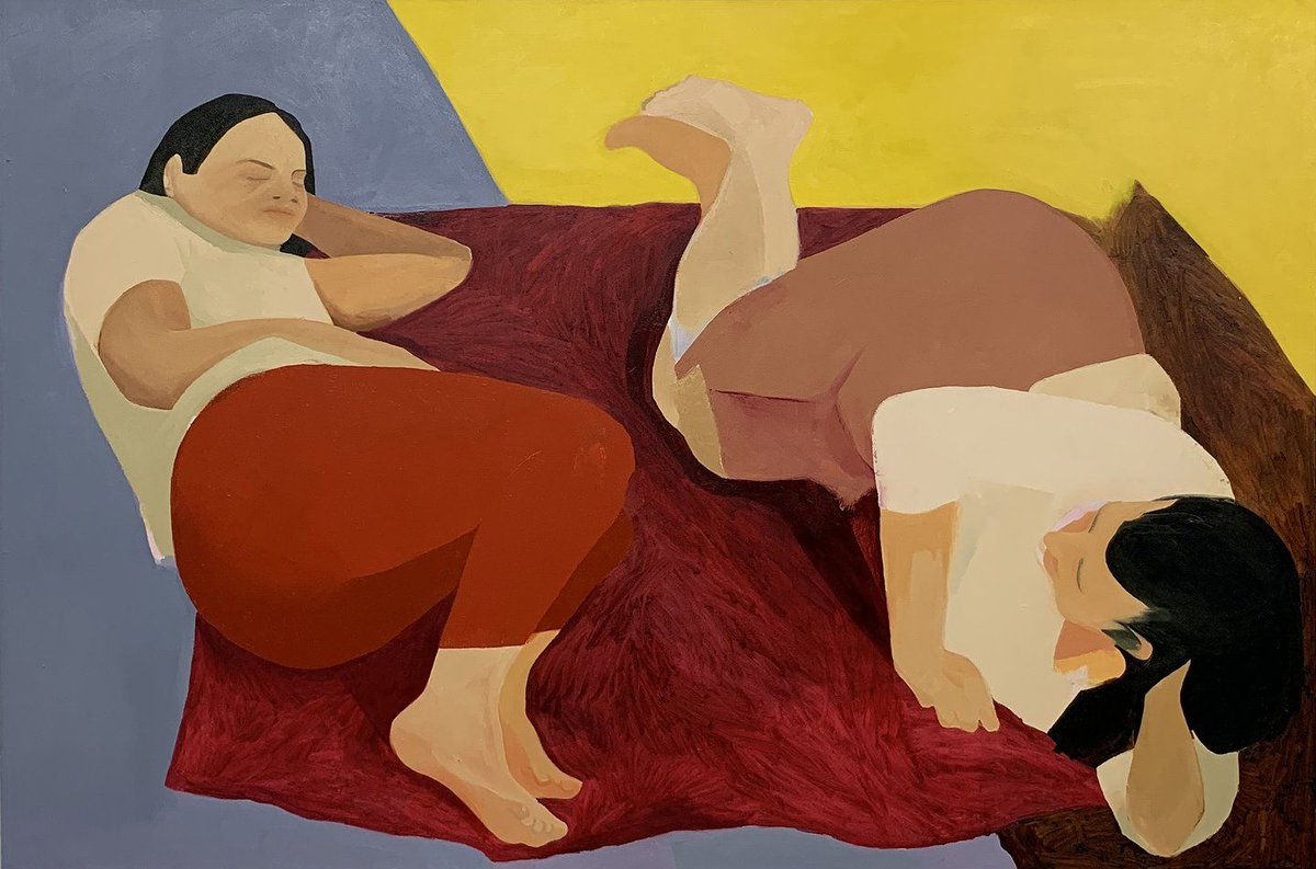 itsnicethat's tweet photo. Catherine Repko uses her medium to tell stories of family, sisterhood, and connection > https://t.co/ZC3rKmIa66 https://t.co/VOXsadnIGB