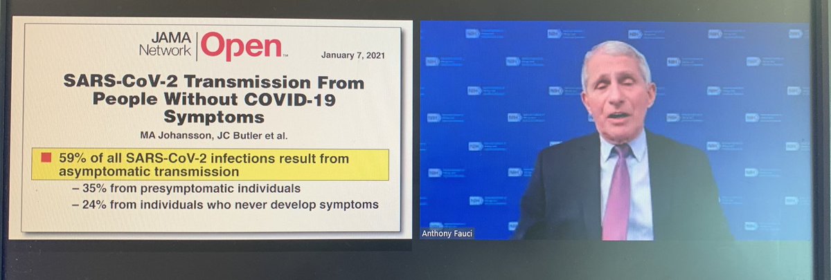 LeoKnijnik's tweet photo. Grand rounds with Dr. Fauci today @univmiami @UmJmhIMRes https://t.co/ElxH46NXnP