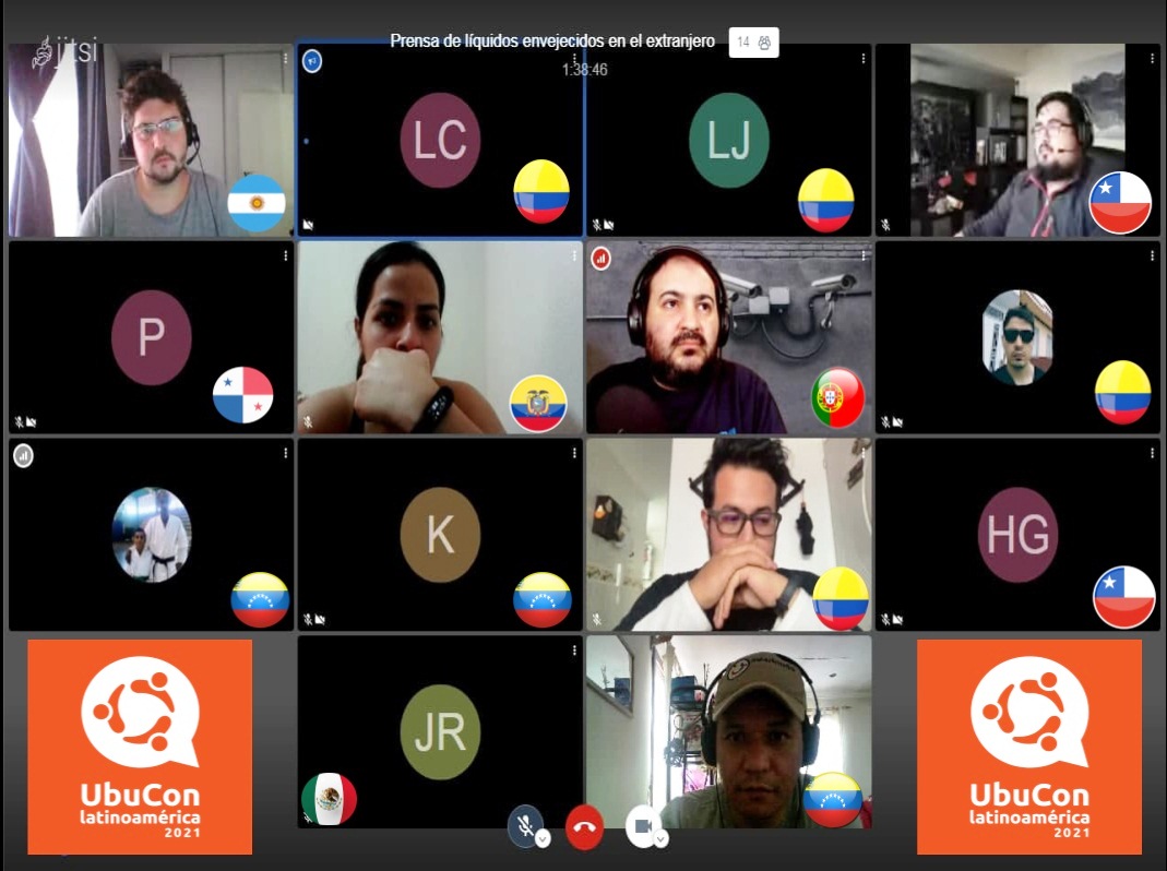 2da Reunión para organizar la #UbuConLa2021 con la participación <a href="/z37a/">Juan Manuel Zele 🧡</a> <a href="/lirrums/">Lina castro</a> @sortega_  <a href="/DMConstantino/">Diogo Constantino - @DiogoConstantino@masto.pt</a>  <a href="/namsohj/">☻ namsohj.deb 🥑 🐝</a> <a href="/emerling/">David Rondón 🇻🇪</a> <a href="/hernan_jg/">Hernan j</a> <a href="/NaudyU/">Naudy Villarroel Urquiola</a> <a href="/ubuntu/">Ubuntu</a> <a href="/ubuntuco/">Ubuntu Colombia</a> <a href="/ubuntu_ve/">Ubuntu Venezuela</a> <a href="/ubuntuportugal/">Comunidade Ubuntu PT</a> <a href="/ubuntumx/">Ubuntu México</a> <a href="/ubuntubo/">Ubuntu Bolivia</a> <a href="/ubuntucl/">ubuntu chile</a> <a href="/ubuntupa/">Ubuntu Panama Team</a> <a href="/ubuntuecuador/">Ubuntu Ecuador</a> <a href="/ubuconEurope/">Ubucon Europe</a>