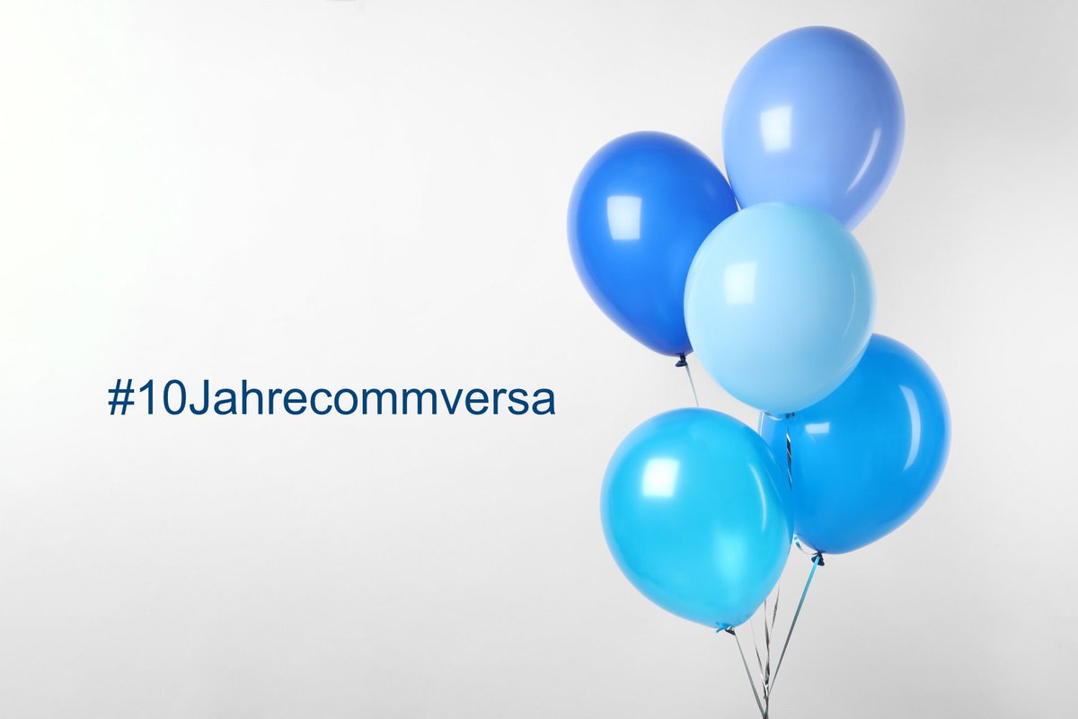 commversa's tweet photo. Wir feiern Geburtstag und freuen uns riesig! #10jahrecommversa #happy #jubilaeum https://t.co/HmgphgbhJz