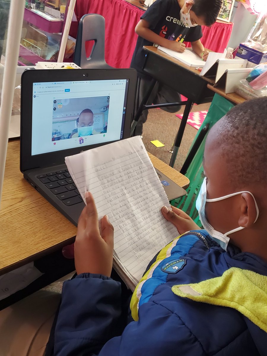 Anajimenez08A's tweet photo. My students practicing for their TELPAS using 🎥💻 #Flipgrid #FreemanEs #TELPAS #ELLs https://t.co/3EhYQVgrfu
