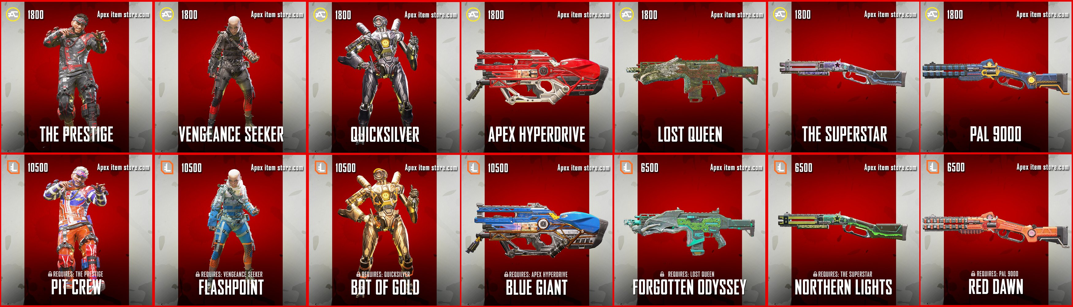 Shrugtal Here S The Full Set Of Returning Recolors Compiled Into Image Form By Kralrindo On My Discord Pit Crew Bot Of Gold Flashpoint Blue Giant