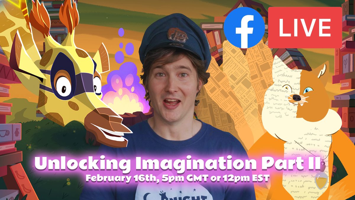 We're delighted to announce an exciting #FacebookLive event taking place Tues Feb 16th at 5pm GMT 🇬🇧/12pm EST 🇺🇸!

Our author, Josh, will be diving even further into creating a character and developing a story around it during this session! 🎨 ✍️

fb.me/e/11kZXmmW4
