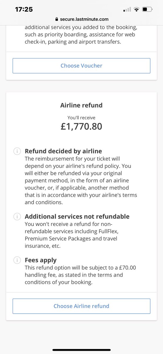 goody407's tweet photo. @MartinSLewis @lastminute_com @VirginAtlantic if my flight was cancelled through no fault of my own then why do I have to pay £70 to get a full refund. I’ve done nothing wrong, (Covid) travel refunds are dealt with so wrongly, customers will remember this 😡 https://t.co/SRcdyb5Y25
