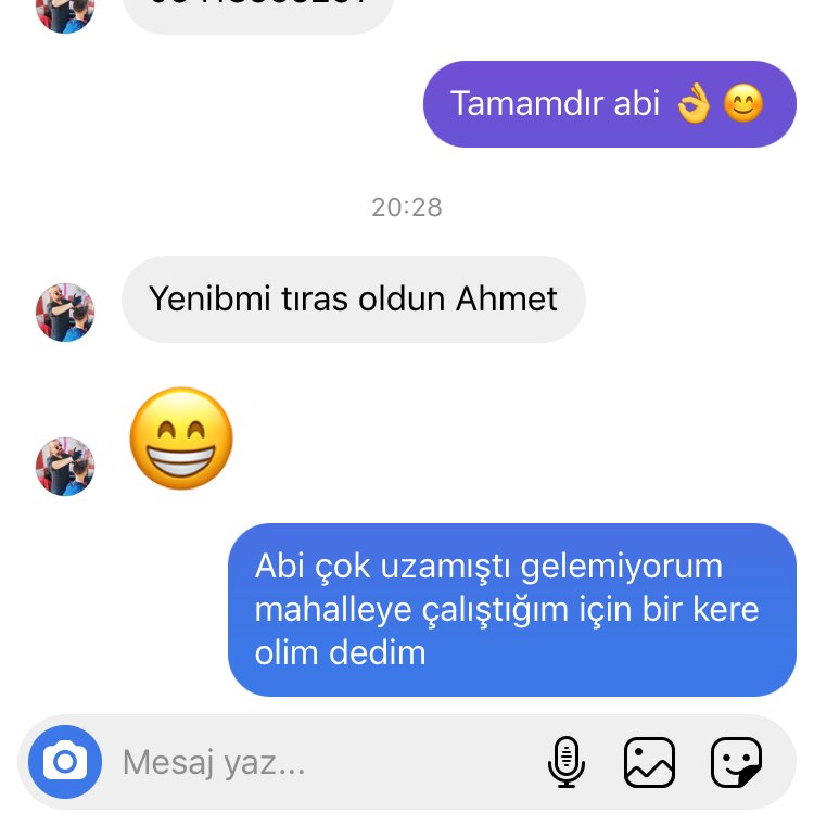 Berberime yakalandık iyi mi affet abi ihanet ettim sana 🙁