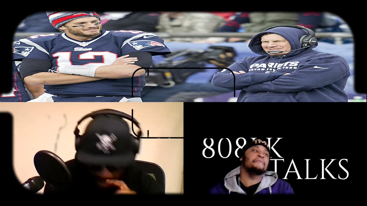 808LK's tweet photo. #808LKTalks is back!
On this clip of 808LK Talks, @808LK &amp; RJ Dolo cover the Big Debate; Tom Brady vs Bill Belichick! Who is responsible for the Success?
https://t.co/dbPPP8zJHl via @YouTube 
#TomBrady #BillBelichick #Thepatriotway #SuperBowlLV #SuperBowlLVChampions https://t.co/g4DlWwqGtv