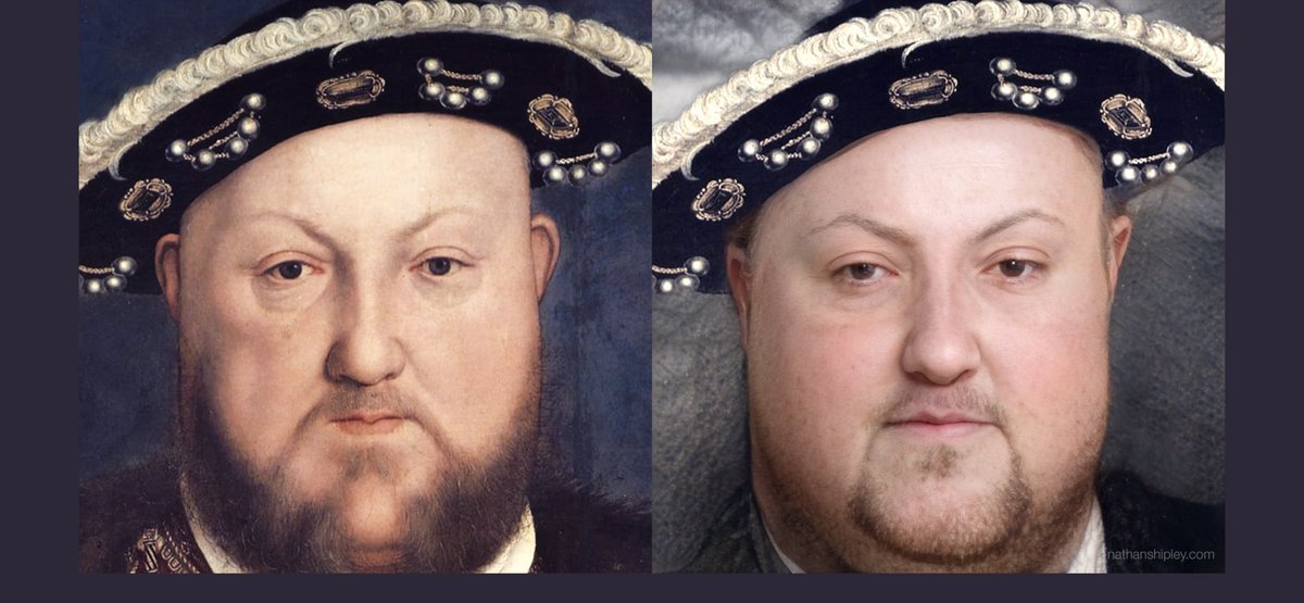 YellaBellyFilms's tweet photo. @filmmakerRobD @theAliceRoberts They brought a few portraits to life.. #photoreal #HenryVIII https://t.co/uRygwbYuZD