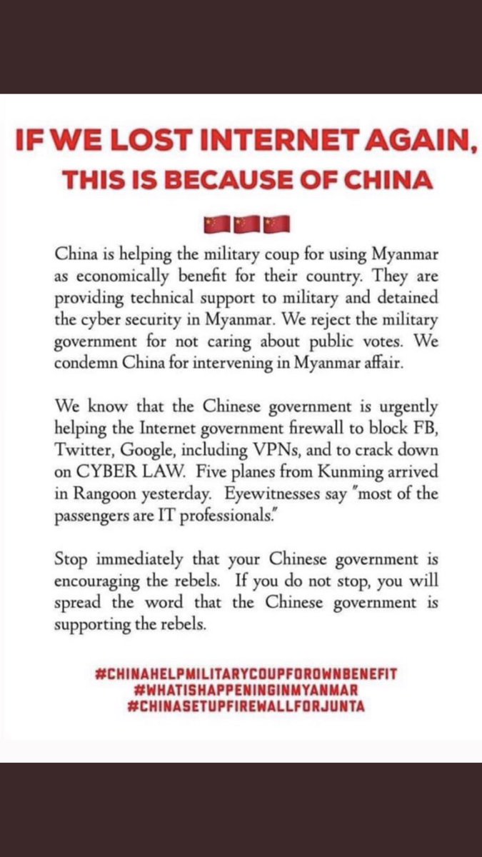 <a href="/YourAnonCentral/">Anonymous</a> We need your help. Please 🙏🏼🙏🏼🙏🏼 #WhatsHappeningInMyanmar