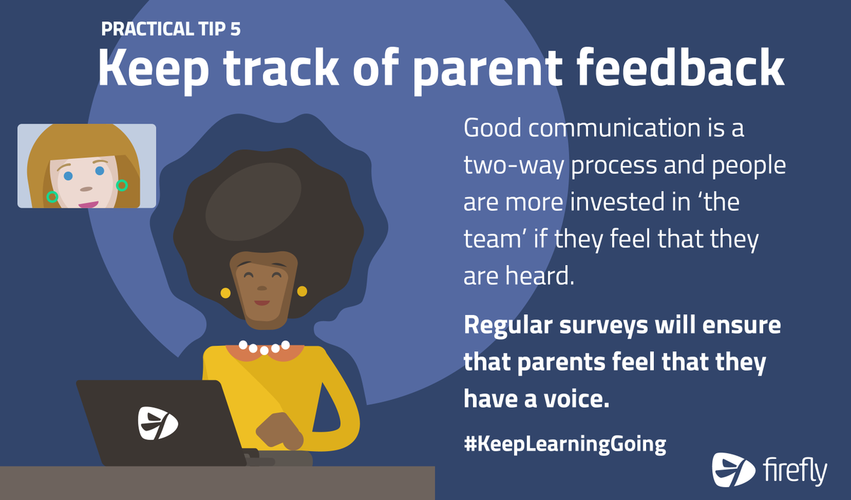 fireflyteam's tweet photo. ⚡️Practical Tip 5 to #KeepLearningGoing⚡️
Understanding the concerns of the school community allows leadership to be more proactive in their approach to communication & to track the impact of school strategy.
Here are 5 steps to a fuller parent engagement-https://t.co/yTiQFdMoss https://t.co/ZHrPg9JWgH