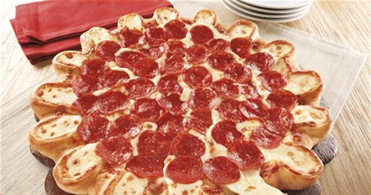 Pizza de bordes de queso