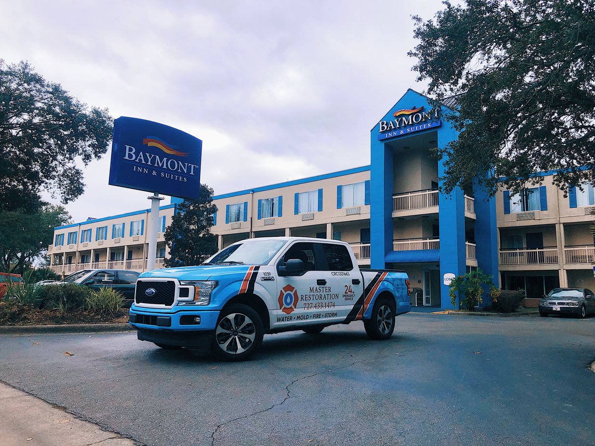 MstrRestoration's tweet photo. Starting #2021 off strong as a proud partner of @BaymontInns by @WyndhamHotels Gainesville, to overhaul their facilities just in time for #spring travel. 

#floridatourism #tourism #hospitality #hotels #restoration #renovation #wyndhamhotels #travel https://t.co/UJV2Jqhiff