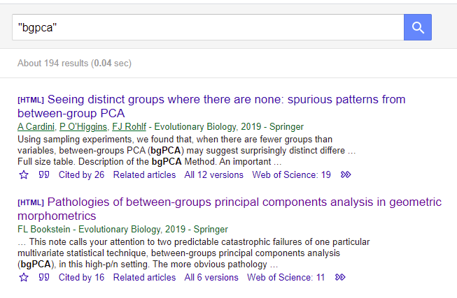 The biometricians eventually figured this out, hence the top Google Scholar results for bgPCA.Special kudos to Fred Bookstein – he'd previously published a figure showing differentiation on 2 PCs, and admits he can replicate it using simulated data with *only one real factor*!