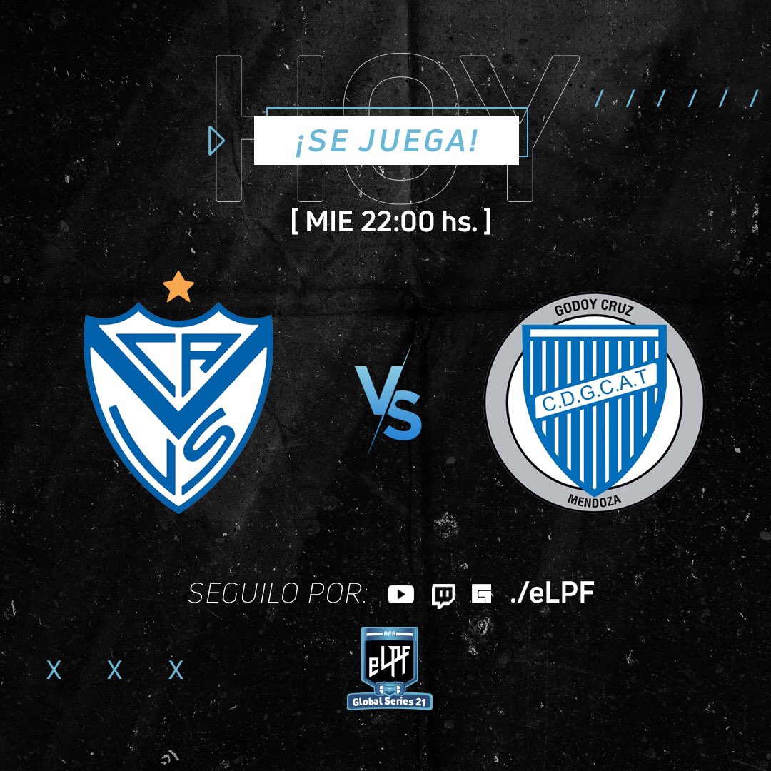 eLPF's tweet image. ¡LLEGÓ EL DÍA! Comienza el segundo torneo de la #eLPF Global Series 21 🎮⚽️ no te pierdas ninguno de los partidos de la primera fase, disfrútalos en vivo por nuestras redes sociales: 
#Youtube #Twitch #Facebook /eLPF 

👉🏻 Miércoles 22 hs @CAVSeSports vs @GodoyCruzeS