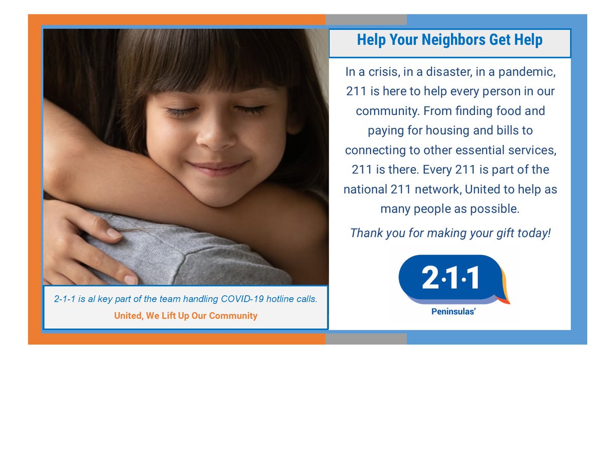 VolunteerKitsap's tweet photo. Your gift helps calls for help get answered. Our goal is 2100 donors giving $21 in honor of 211 Day 2021. Thank you for answering the call by donating today! https://t.co/ElkLnoQYAP
#communitymatters #211Day https://t.co/nvUa0dy8Q3