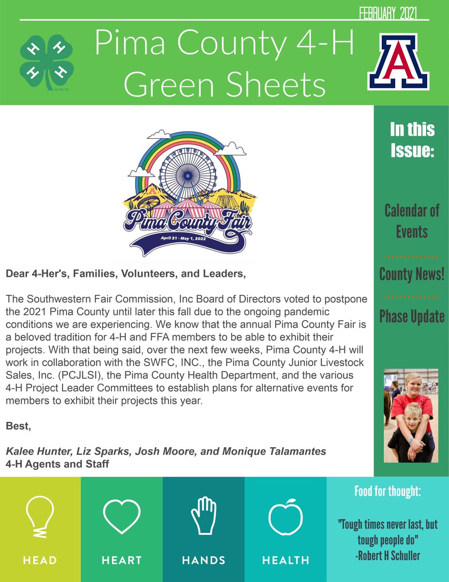 PimaAZ4h's tweet photo. New Re-Entry phase update and more in this month's issue of Greensheets: https://t.co/qJ24RU3PIH https://t.co/8DKCCls9BH