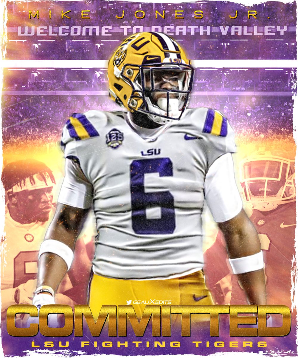 BOOM! @LSUfootball adds a huge transfer from @ClemsonFB LB @_mjones24. He will make an instant impact on LSUs new defense.

He played a significant role for Clemson and graded out as a top 5 LB this year among power 5 teams according to @PFF.