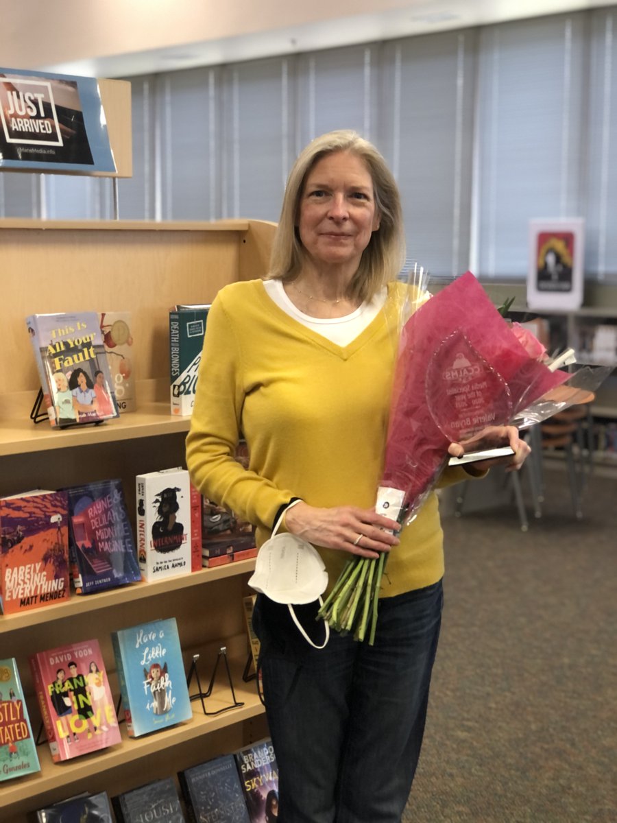 CCALMS's tweet image. Congratulations to our @ccalms #LMSOTY @KennesawMtHS Valerie Bryan!! 🎉👏🙌 @CobbSchools @CCSDLibMedia #CobbLMS #ccalms @hollyfrilot