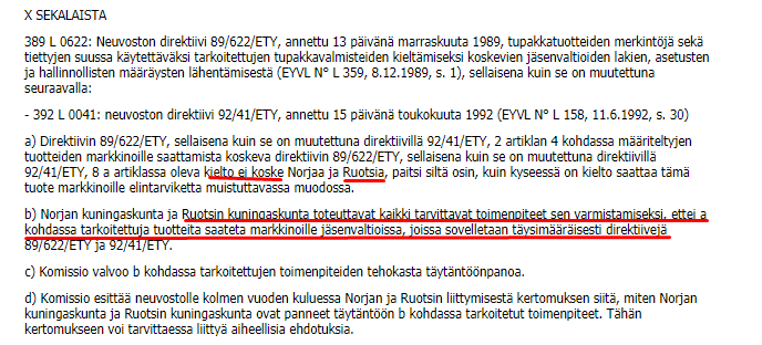 Rikhard Sjoberg Ongelma On Se Etta Eu Komissio On Vastannut Suomelle Kahdesti Ettei Etamyyntia Saa Kokonaan Laissa Kieltaa Jos Suomi Ottaisi Riskin Ja Kieltaisi Etamyynnin Tapaus Paatyisi Todennakoisesti Taas Eu N Tuomioistuimeen