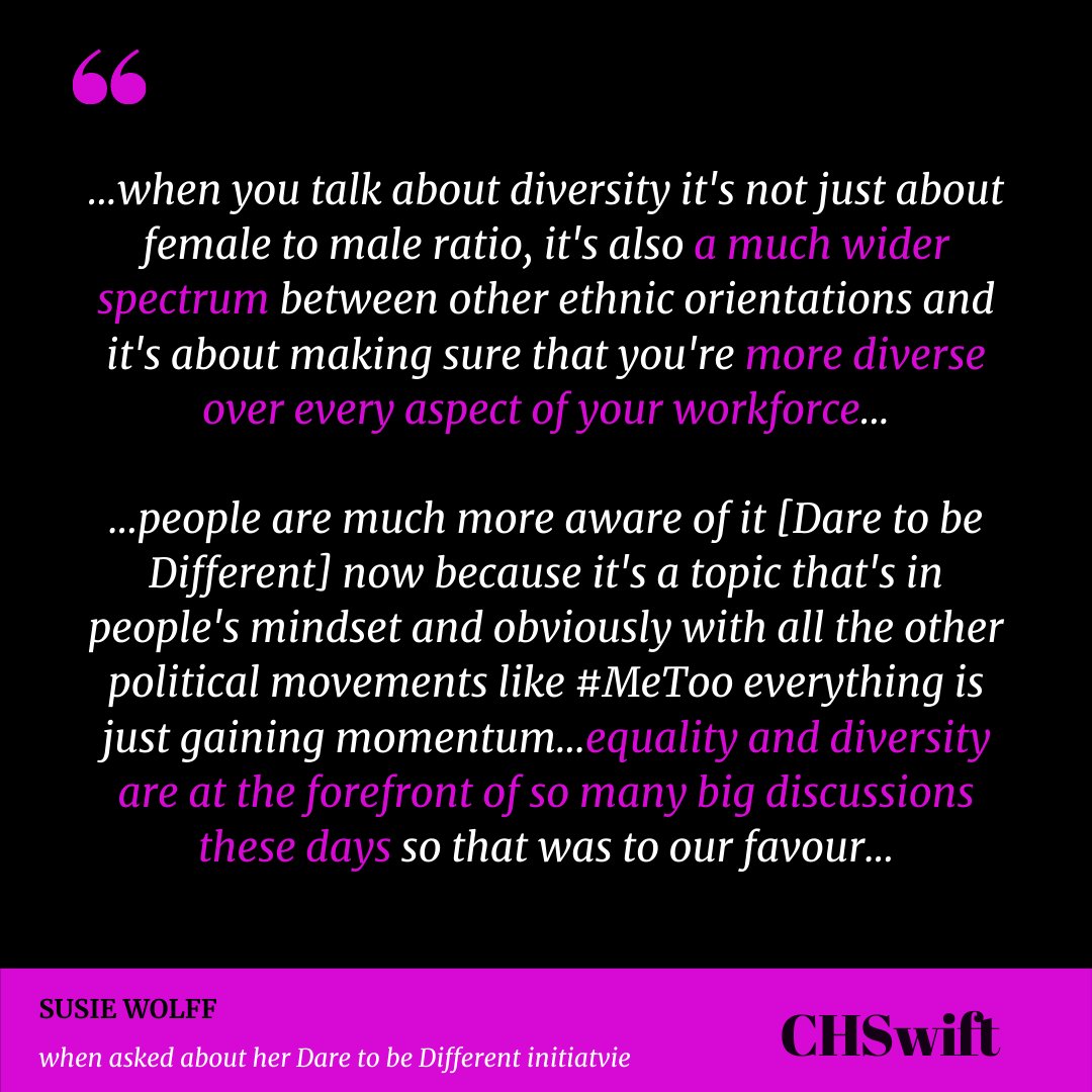CHSwift_'s tweet image. Here&apos;s a preview of our chat with @Susie_Wolff! We&apos;re so grateful for this opportunity to talk to Susie about gender equality and her career in motorsport!

We&apos;ll be posting the full interview with Susie soon so keep your eyes peeled!🙌

#WomenInScience #WomenInSTEM #F1 #FormulaE
