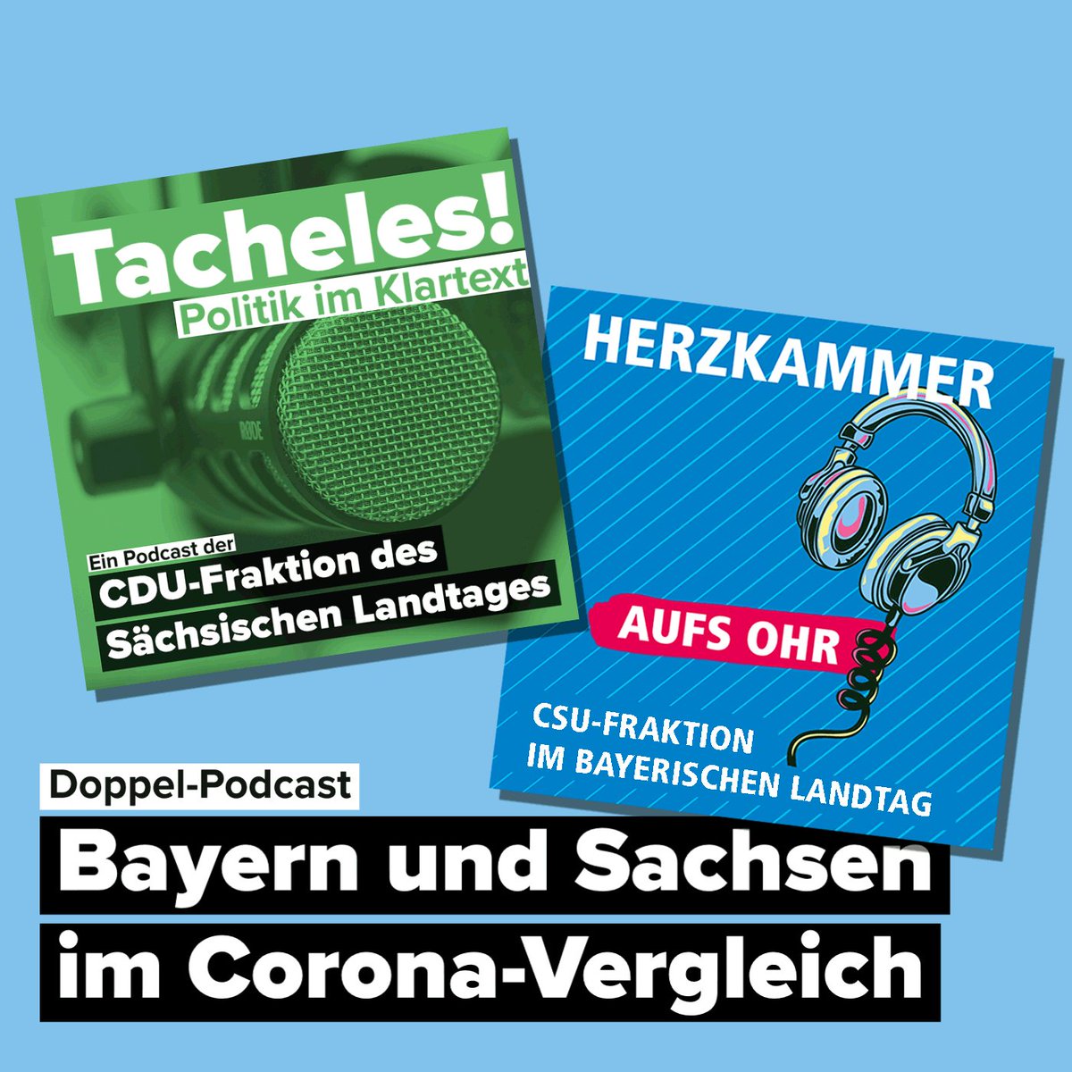 CDU-Fraktion Sachsen (@cdu_slt) on Twitter photo Was haben #Sachsen und #Bayern in der #Corona-Krise gemacht? Was hat funktioniert - was nicht? Darüber reden die Fraktionschef der <a href="/csu_lt/">CSU-Landtagsfraktion</a> Thomas Kreuzer und Christian Hartmann von der <a href="/CDU_SLT/">CDU-Fraktion Sachsen</a> im Doppel-Podcast
open.spotify.com/episode/0g5JBF… Was haben #Sachsen und #Bayern in der #Corona-Krise gemacht? Was hat funktioniert - was nicht? Darüber reden die Fraktionschef der <a href="/csu_lt/">CSU-Landtagsfraktion</a> Thomas Kreuzer und Christian Hartmann von der <a href="/CDU_SLT/">CDU-Fraktion Sachsen</a> im Doppel-Podcast
open.spotify.com/episode/0g5JBF…