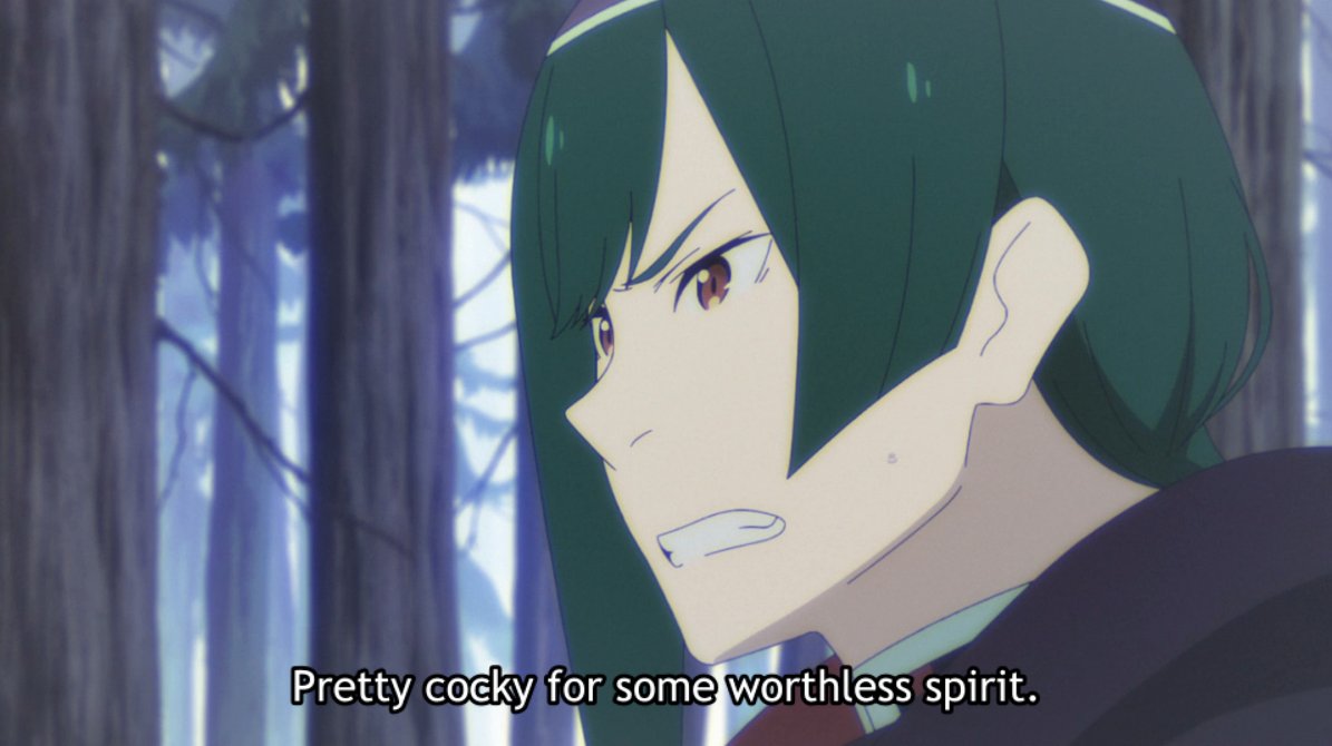 The confirmation that Petelgeuse is a body-hopping spirit gives context to some of his behavior in S1. He was, in S1, disdainful of Puck & afraid of facing lesser spirits, acting like he was human — likely because to him, uncorrupted spirits are a reflection of who he used to be.