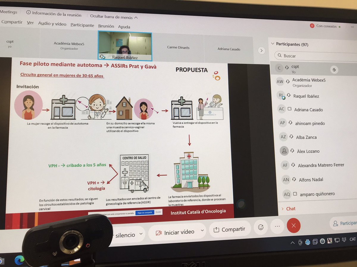 CostaIrmgard's tweet image. Sessió conjunta SCAP i SCC presentant el nou protocol de cribatge de càncer de cèrvix per part de la Dra Raquel Ibañez.