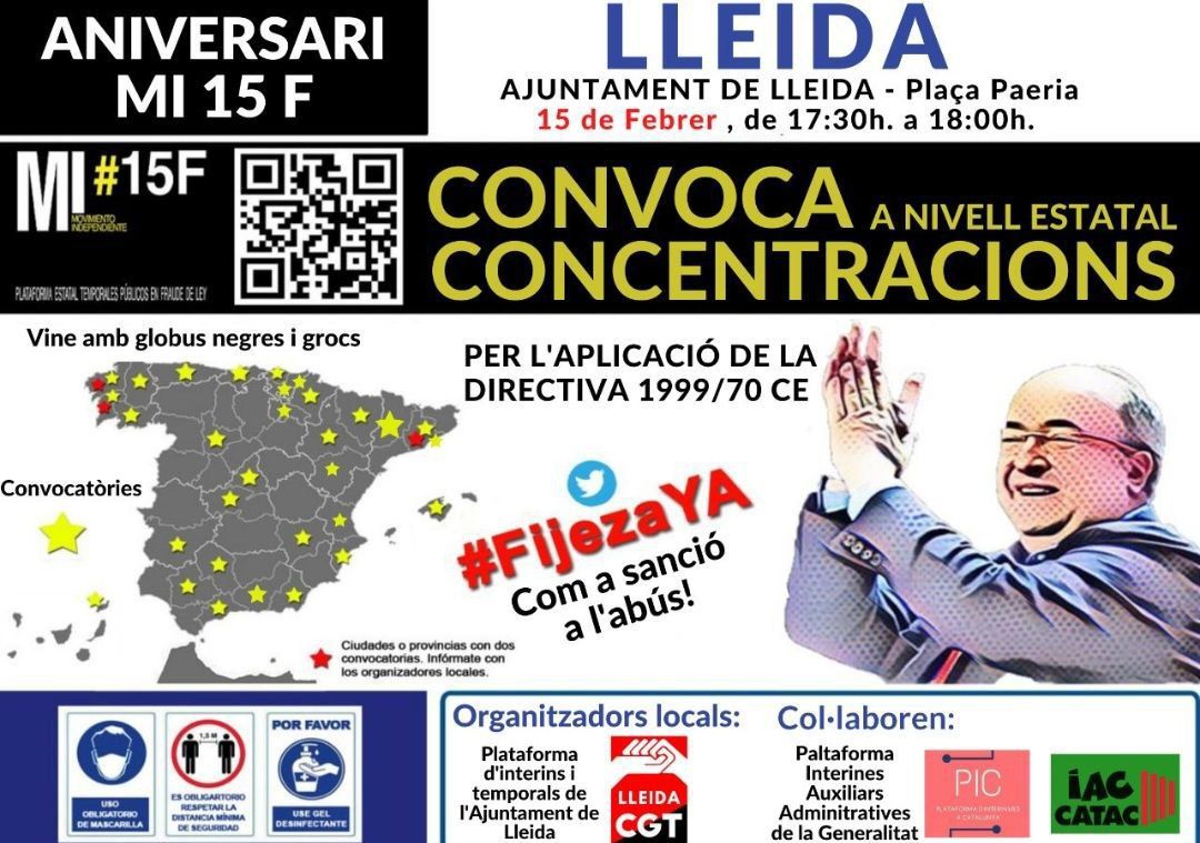 USTECSTEsLLEIDA's tweet image. #fixesa #fijezaya #fixesaja Concentració 15 de febrer a les 17:30 a la plaça de la Paeria