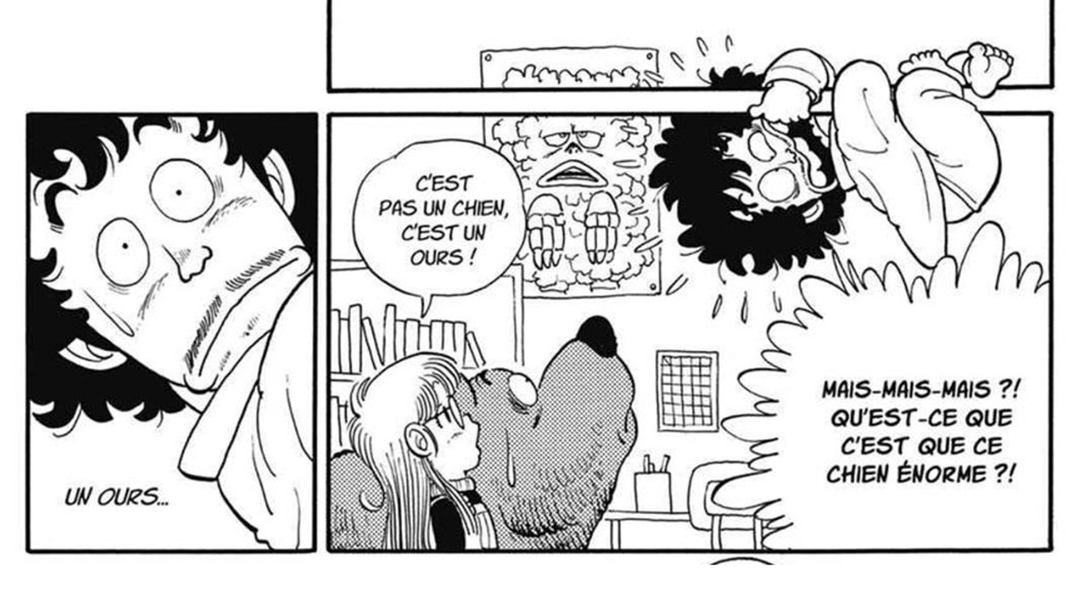 Dans le cadre de ce thread, je vais me limiter à Dragon Ball, et passer en vitesse Dr. Slump, où tout est un prétexte pour briser le 4ème mur.Vous constaterez sur les quelques planches que je montre en exemple, que le 4ème mur peut également être brisé en sortant "des cases".