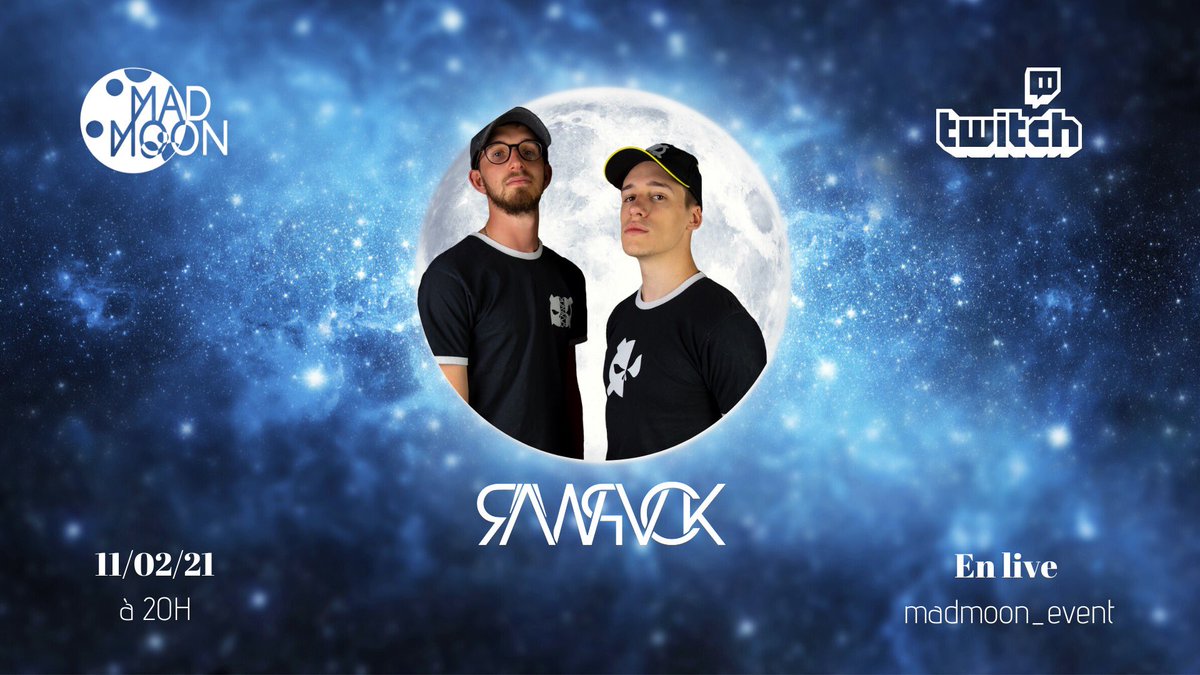 madmoon_event's tweet image. Demain soir c’est au tour de @RAWPVCK de nous faire plaisir avec un bon live raw comme on les aime 😈 Tous devant vos écrans à 20h et sur twitch comme d’habitude 🤟🏼