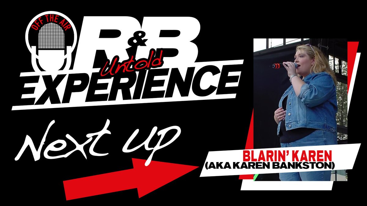 Next episode tomorrow! We get to catch up with the one who holds the longest tenure for an R&amp;B intern. Yes, Blarin' Karen! What was it like babysitting for <a href="/BillBubbaBussey/">Bill Bubba Bussey</a>? Why did she fire her band before Fat Fest? What exactly is a "love" check? <a href="/greg__burgess/">Greg Burgess</a> <a href="/ryandgreenwood/">Ryan Greenwood</a>