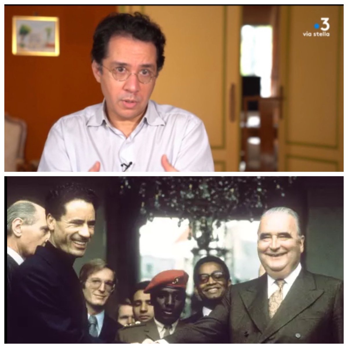 JMJalel_H's tweet photo. Very well-done historical documentary about 1970s #Libya & its relations w/ #France, #Egypt, #Israel, #Chad, #Syria, etc.
Feat. #Qadhafi biographer @vhugeux, historian Maurice Vaïsse, myself & several others…
Produced by #Fr3Corse’s @AnnaFrancescaLe.
https://t.co/ozDQO4m7Uq https://t.co/3Q8Z7W4kVq