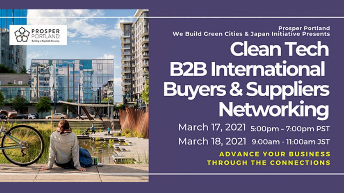 #CleanTechB2B Event Registration is now open! Get details in our #WBGCpdx Winter Update, NW Career Expo, Resource articles, Online Events &amp; Green Jobs. mailchi.mp/prosperportlan…

Sign up to subscribe: eepurl.com/hgDbuD 
#ProsperPortland 
<a href="/vertuelab/">VertueLab</a> 
<a href="/PWorkforceA/">Portland Workforce Alliance</a>